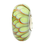 Ogerbeads Funky Chrysantium green glass Bead by The Alternative Bead. Your official Ogerbeads Retailer from Germany