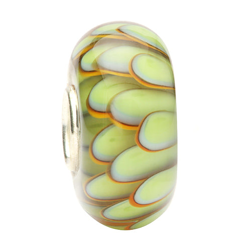 Ogerbeads Funky Chrysantium green glass Bead by The Alternative Bead. Your official Ogerbeads Retailer from Germany