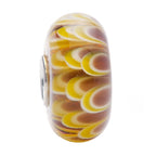 Ogerbeads Boho Chrysantium brown and beige and yellow glass Bead by The Alternative Bead. Your official Ogerbeads Retailer from Germany