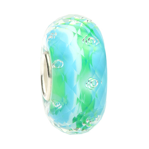 Ogerbeads Seafoam Sprinkles Fragments blue and green glass Bead by The Alternative Bead. Your official Ogerbeads Retailer from Germany