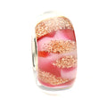 Ogerbeads Sweetheart GoldRush red and gold and pink glass Bead by The Alternative Bead. Your official Ogerbeads Retailer from Germany