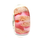Ogerbeads Sweetheart GoldRush red and gold and pink glass Bead by The Alternative Bead. Your official Ogerbeads Retailer from Germany
