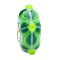 Ogerbeads Bermuda Fire Flowers green glass Bead by The Alternative Bead. Your official Ogerbeads Retailer from Germany