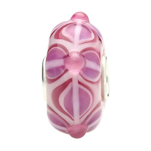 Ogerbeads Violetta Pink Fire Flowers pink glass Bead by The Alternative Bead. Your official Ogerbeads Retailer from Germany