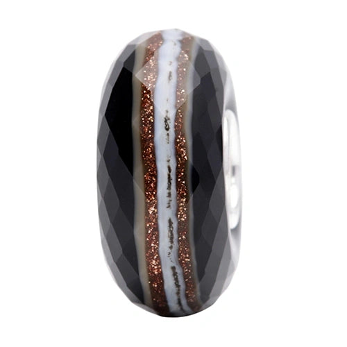 Ogerbeads Whispers of Gold Fragments black; gold glass Bead by The Alternative Bead. Your official Ogerbeads Retailer from Germany