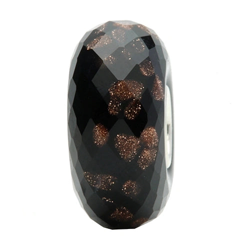 Ogerbeads Black Goldstone Fragments black; gold glass Bead by The Alternative Bead. Your official Ogerbeads Retailer from Germany