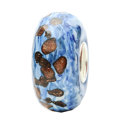 Ogerbeads Blue Bayou Goldstone Fragments blue and gold glass Bead by The Alternative Bead. Your official Ogerbeads Retailer from Germany
