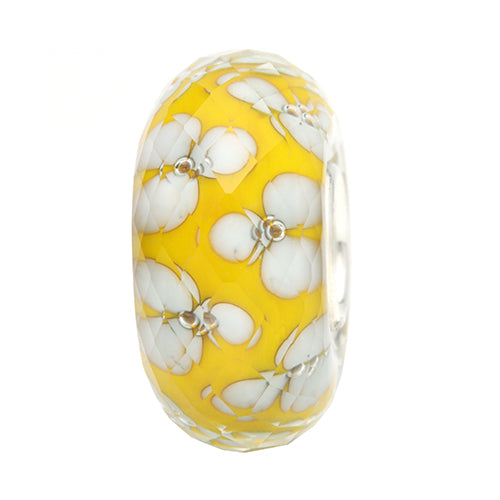 Ogerbeads Buttercup Bliss Flower Fragments yellow and floral glass Bead by The Alternative Bead. Your official Ogerbeads Retailer from Germany
