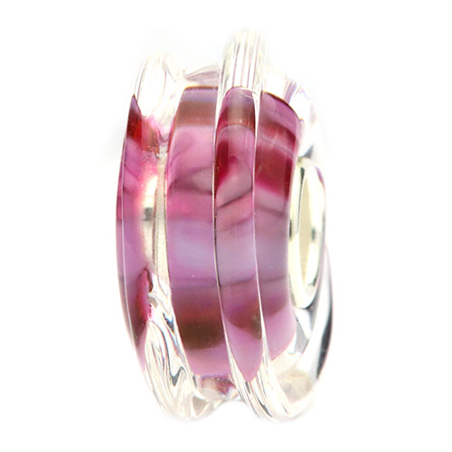 Ogerbeads Rose Garden Magic Light purple and pink glass Bead by The Alternative Bead. Your official Ogerbeads Retailer from Germany