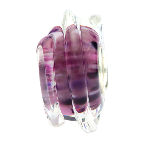Ogerbeads Purple Plum Magic Light purple and pink glass Bead by The Alternative Bead. Your official Ogerbeads Retailer from Germany