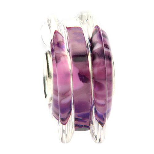 Ogerbeads Purple Plum Magic Light purple and pink glass Bead by The Alternative Bead. Your official Ogerbeads Retailer from Germany