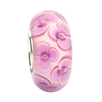 Ogerbeads Violetta Pink Clover pink glass Bead by The Alternative Bead. Your official Ogerbeads Retailer from Germany