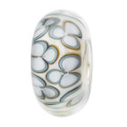 Ogerbeads Winter Bliss Flowers white; floral glass Bead by The Alternative Bead. Your official Ogerbeads Retailer from Germany