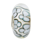 Ogerbeads Winter Bliss Flowers white; floral glass Bead by The Alternative Bead. Your official Ogerbeads Retailer from Germany