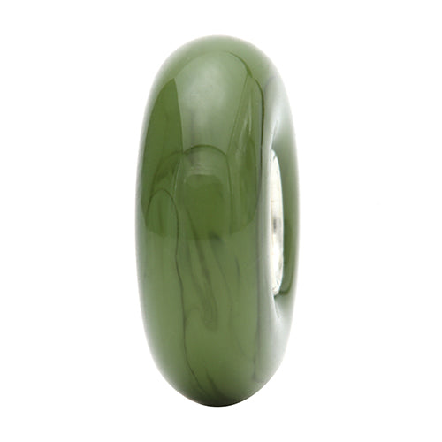 Ogerbeads Army Slim Elemental green glass Spacer by The Alternative Bead. Your official Ogerbeads Retailer from Germany