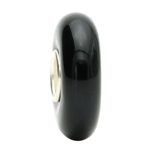 Ogerbeads Black Slim Elemental black glass Spacer by The Alternative Bead. Your official Ogerbeads Retailer from Germany