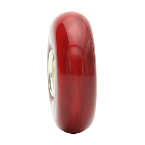 Ogerbeads Vermillion Slim Elemental red glass Spacer by The Alternative Bead. Your official Ogerbeads Retailer from Germany
