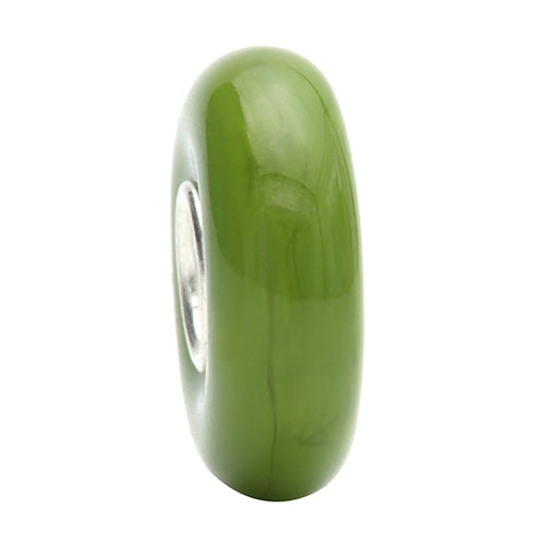 Ogerbeads Olive Slim Elemental green glass Spacer by The Alternative Bead. Your official Ogerbeads Retailer from Germany