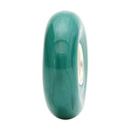 Ogerbeads Emerald Slim Elemental blue and green glass Spacer by The Alternative Bead. Your official Ogerbeads Retailer from Germany