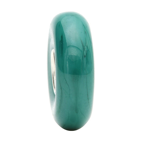 Ogerbeads Emerald Slim Elemental blue and green glass Spacer by The Alternative Bead. Your official Ogerbeads Retailer from Germany