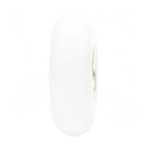 Ogerbeads White Slim Elemental white glass Spacer by The Alternative Bead. Your official Ogerbeads Retailer from Germany