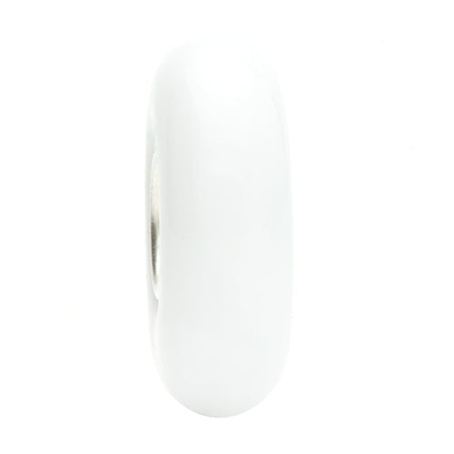 Ogerbeads White Slim Elemental white glass Spacer by The Alternative Bead. Your official Ogerbeads Retailer from Germany