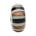 Ogerbeads Threads of Gold black; white; gold glass Bead by The Alternative Bead. Your official Ogerbeads Retailer from Germany