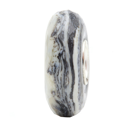 Ogerbeads Marble Slim Elemental Fragments black and white glass Spacer by The Alternative Bead. Your official Ogerbeads Retailer from Germany