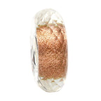 Ogerbeads Helia Sparkle Slim Elemental Fragments gold glass Spacer by The Alternative Bead. Your official Ogerbeads Retailer from Germany