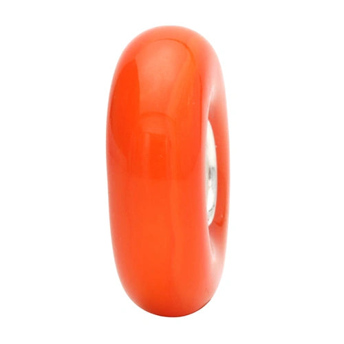 Ogerbeads Tangerine Slim Elemental orange glass Spacer by The Alternative Bead. Your official Ogerbeads Retailer from Germany