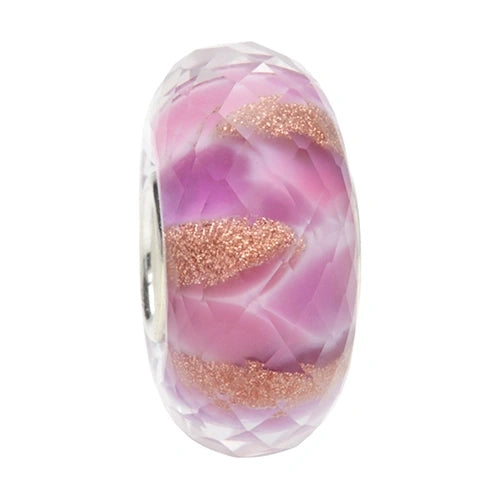 Ogerbeads Cupid’s Kiss Goldrush Fragments pink; gold glass Bead by The Alternative Bead. Your official Ogerbeads Retailer from Germany