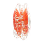 Ogerbeads Bloody Pumpkin Moonlight Magic Light orange and glow-in-the-dark glass Bead by The Alternative Bead. Your official Ogerbeads Retailer from Germany