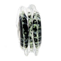 Ogerbeads Zebra Moonlight Magic Light black and white and glow-in-the-dark glass Bead by The Alternative Bead. Your official Ogerbeads Retailer from Germany