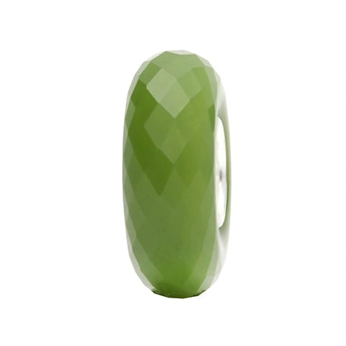 Ogerbeads Olive Slim Tiny Elemental Fragments green glass Spacer by The Alternative Bead. Your official Ogerbeads Retailer from Germany