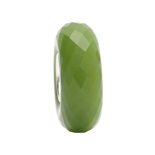 Ogerbeads Olive Slim Tiny Elemental Fragments green glass Spacer by The Alternative Bead. Your official Ogerbeads Retailer from Germany