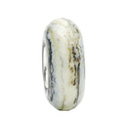 Ogerbeads Marble Slim Tiny Elemental Fragments beige glass Spacer by The Alternative Bead. Your official Ogerbeads Retailer from Germany