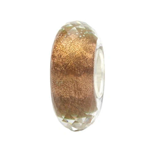 Ogerbeads Helia Sparkle Slim Tiny Elemental Fragments gold glass Spacer by The Alternative Bead. Your official Ogerbeads Retailer from Germany