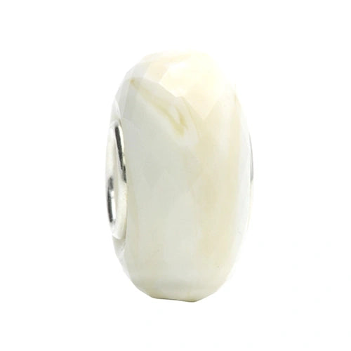 Ogerbeads Vanilla Tiny Elemental Fragments beige glass Spacer by The Alternative Bead. Your official Ogerbeads Retailer from Germany