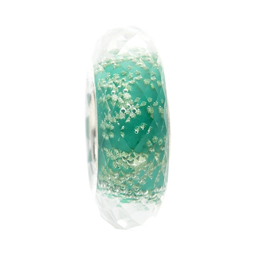 Ogerbeads Pacific Slim Moonlight Fragments green and glow-in-the-dark glass Spacer by The Alternative Bead. Your official Ogerbeads Retailer from Germany
