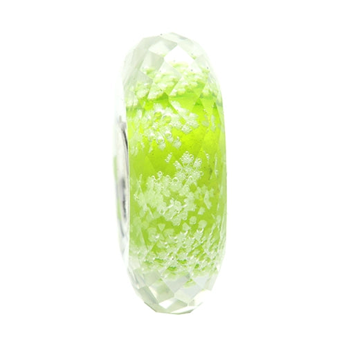 Ogerbeads Moss Slim Moonlight Fragments green and glow-in-the-dark glass Spacer by The Alternative Bead. Your official Ogerbeads Retailer from Germany