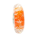 Ogerbeads Pumpkin Slim Moonlight Fragments orange and glow-in-the-dark glass Spacer by The Alternative Bead. Your official Ogerbeads Retailer from Germany