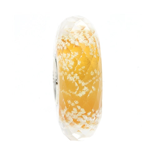 Ogerbeads Amber Sunrise Slim Moonlight Fragments yellow and glow-in-the-dark glass Spacer by The Alternative Bead. Your official Ogerbeads Retailer from Germany