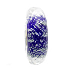 Ogerbeads Delft Blue Slim Moonlight Fragments blue and glow-in-the-dark glass Spacer by The Alternative Bead. Your official Ogerbeads Retailer from Germany