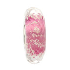 Ogerbeads Dark Rose Slim Moonlight Fragments pink and glow-in-the-dark glass Spacer by The Alternative Bead. Your official Ogerbeads Retailer from Germany