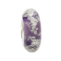 Ogerbeads Violet Slim Tiny Moonlight Fragments glow-in-the-dark and purple glass Spacer by The Alternative Bead. Your official Ogerbeads Retailer from Germany