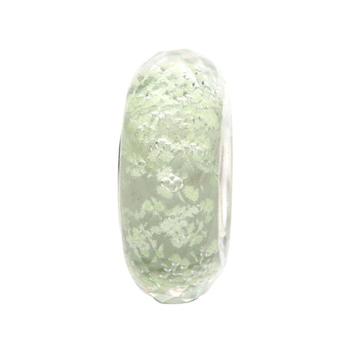 Ogerbeads Iron Slim Tiny Moonlight Fragments glow-in-the-dark; gray glass Spacer by The Alternative Bead. Your official Ogerbeads Retailer from Germany