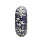 Ogerbeads Midnight Slim Tiny Moonlight Fragments glow-in-the-dark; purple glass Spacer by The Alternative Bead. Your official Ogerbeads Retailer from Germany