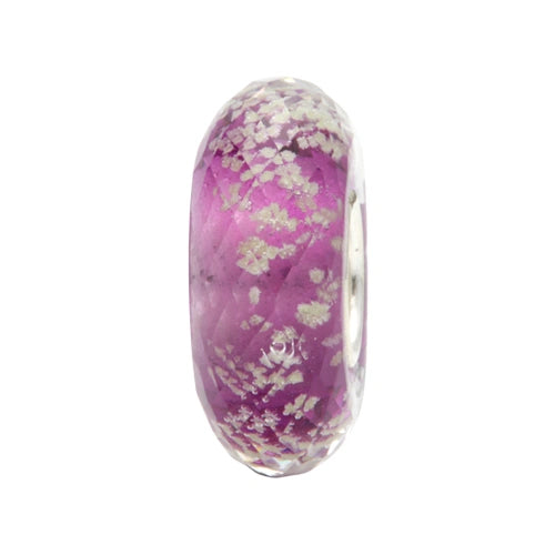 Ogerbeads Violetta Slim Tiny Moonlight Fragments glow-in-the-dark; purple glass Spacer by The Alternative Bead. Your official Ogerbeads Retailer from Germany