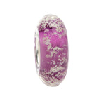 Ogerbeads Violetta Slim Tiny Moonlight Fragments glow-in-the-dark; purple glass Spacer by The Alternative Bead. Your official Ogerbeads Retailer from Germany