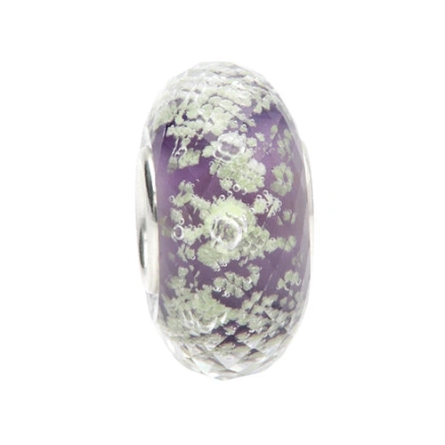 Ogerbeads Violet Tiny Moonlight Fragments glow-in-the-dark; purple glass Spacer by The Alternative Bead. Your official Ogerbeads Retailer from Germany
